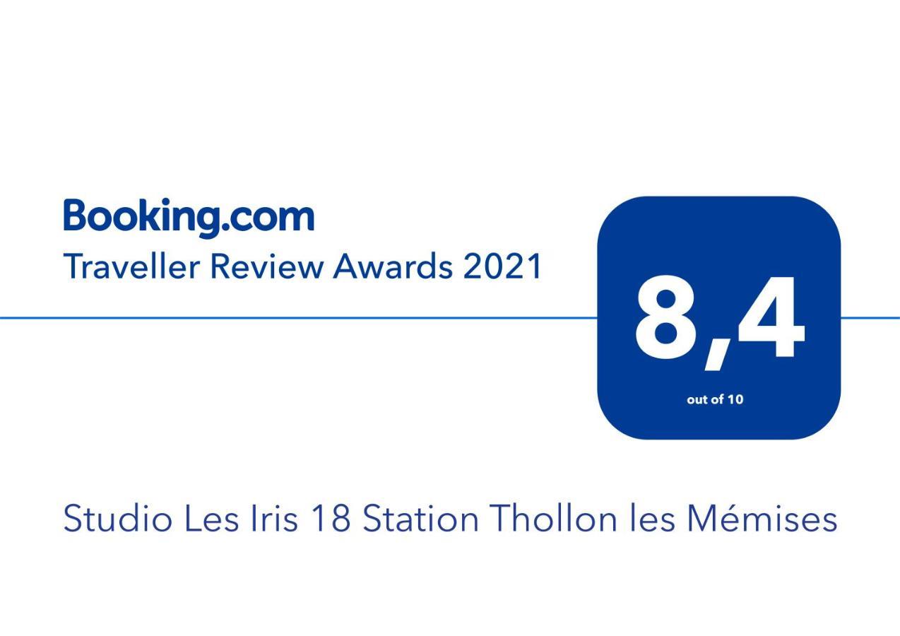 Studio Les Iris 18 Station Thollon Les Memises Apartment Exterior foto